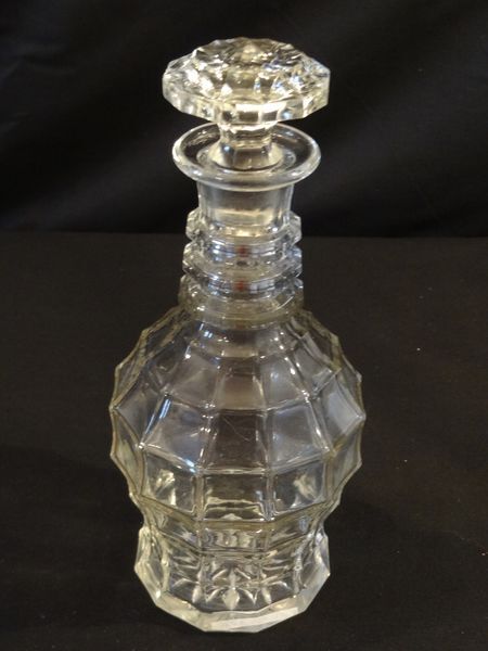 19th Century crystal carafe