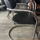 Chaises style Bauhaus chromées par Effezeta