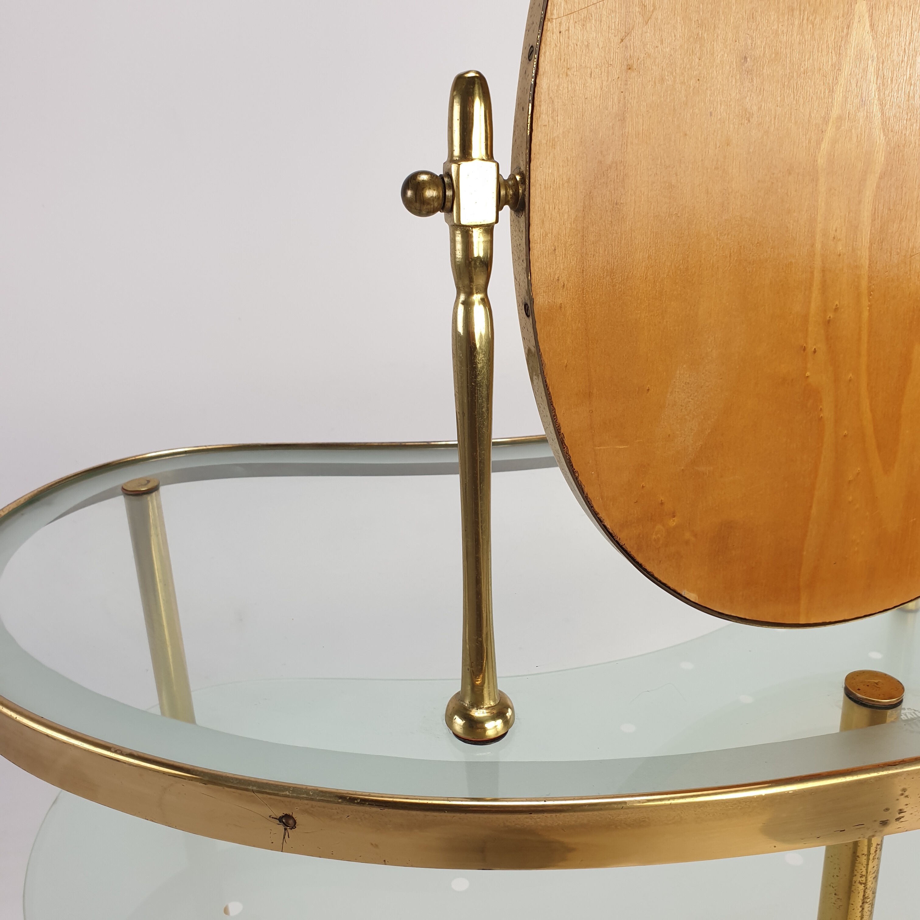 Luigi Brusotti dressing table with mirror, Italy 1940's