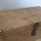 Old industrial carpenter trunk