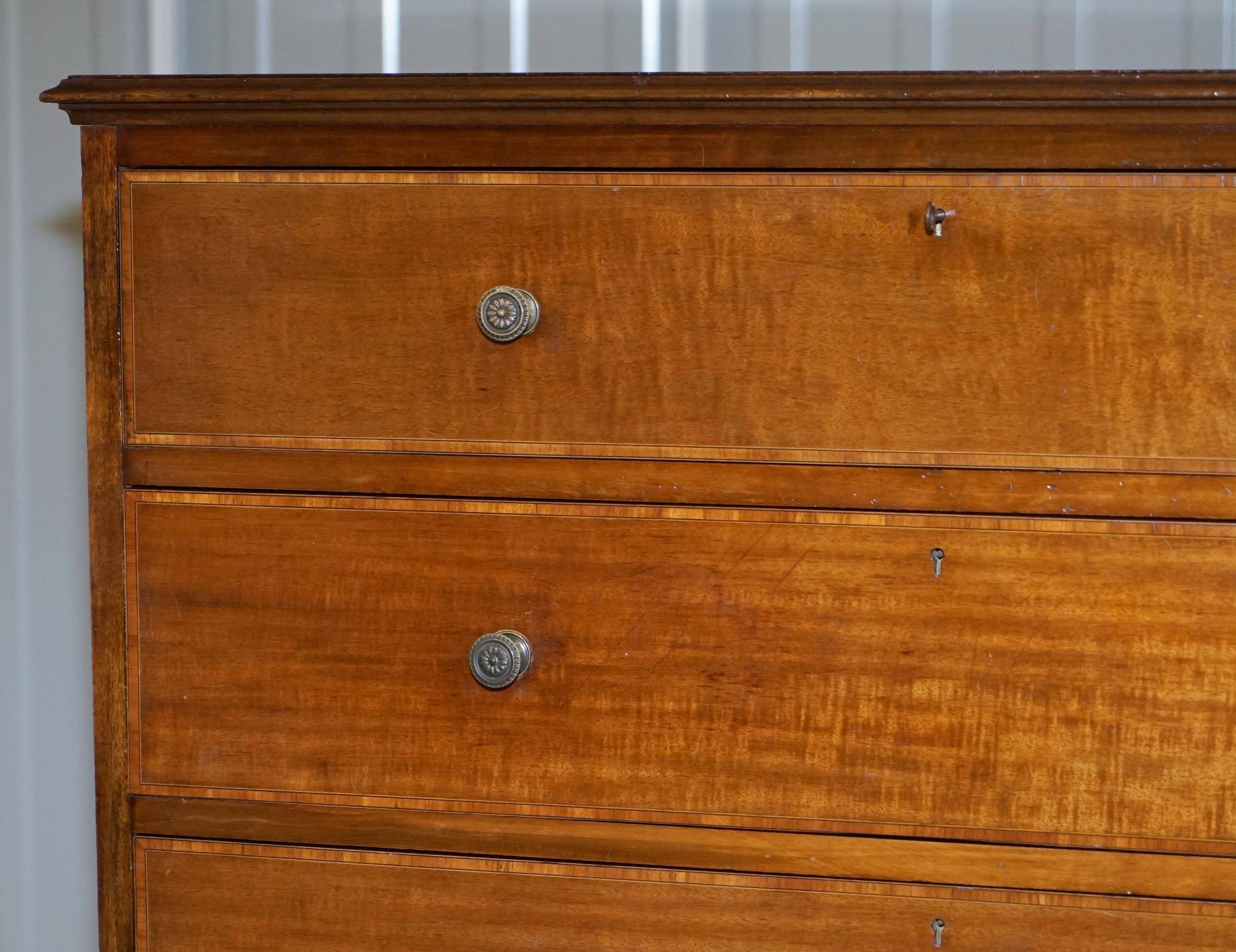 Victorian commode by Howard & Son with hidden cupboard.