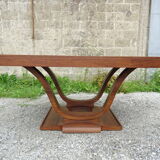 Art deco table with rosewood extensions