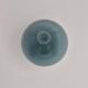 Erik Höglund, balloon-shaped blue glass vase for Boda, Sweden, mid-20th century.