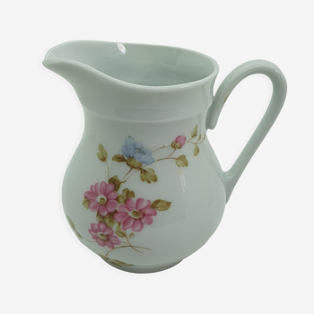 White porcelain milk jar