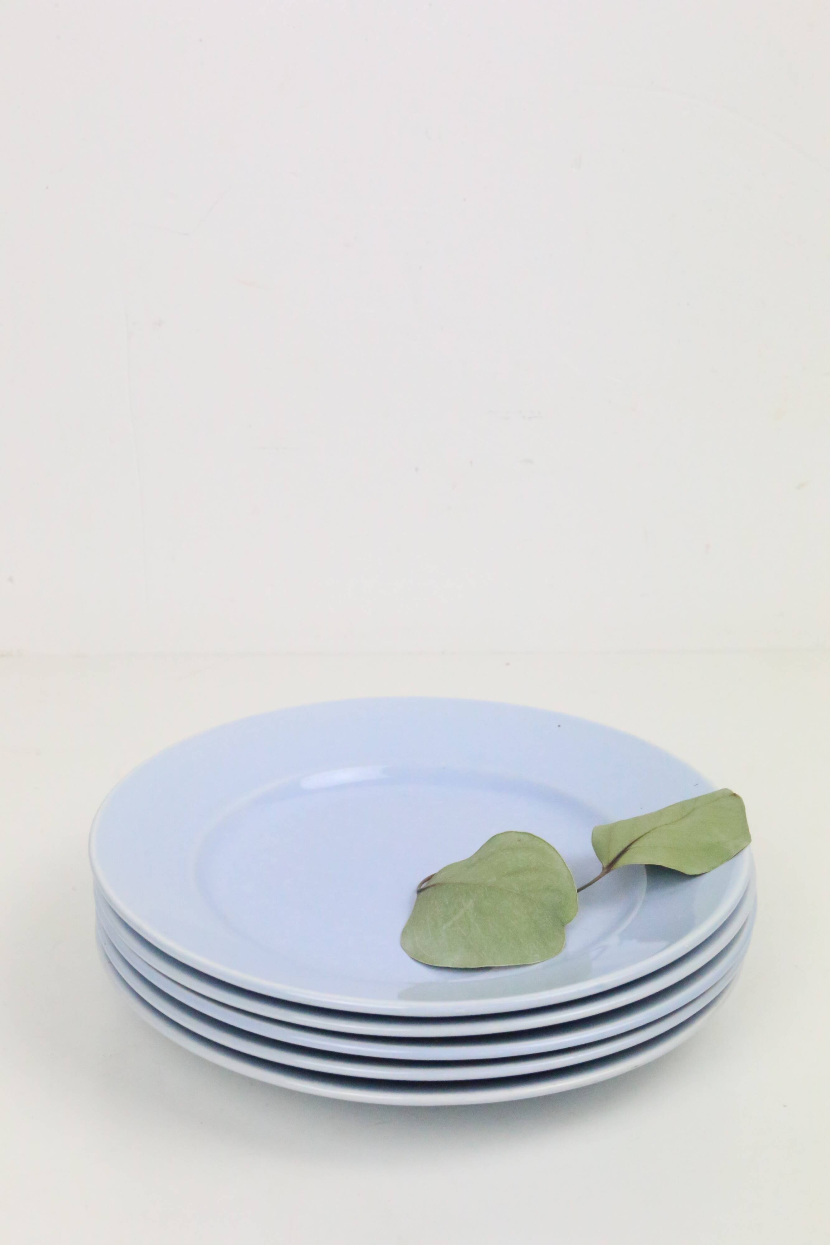 Dessert plates x5, baby blue, madeleines in Luxembourg