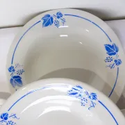 4 deep plates Roselys model Vigne 211248
