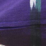 Cushion cover in violet ikat
