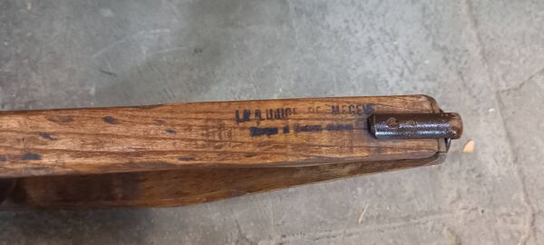 Luge vintage en bois