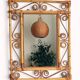 Vintage 1970s Spanish Handmade Bamboo and Rattan Wall Mirror