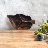 Teak-shaped teak appetizer cut