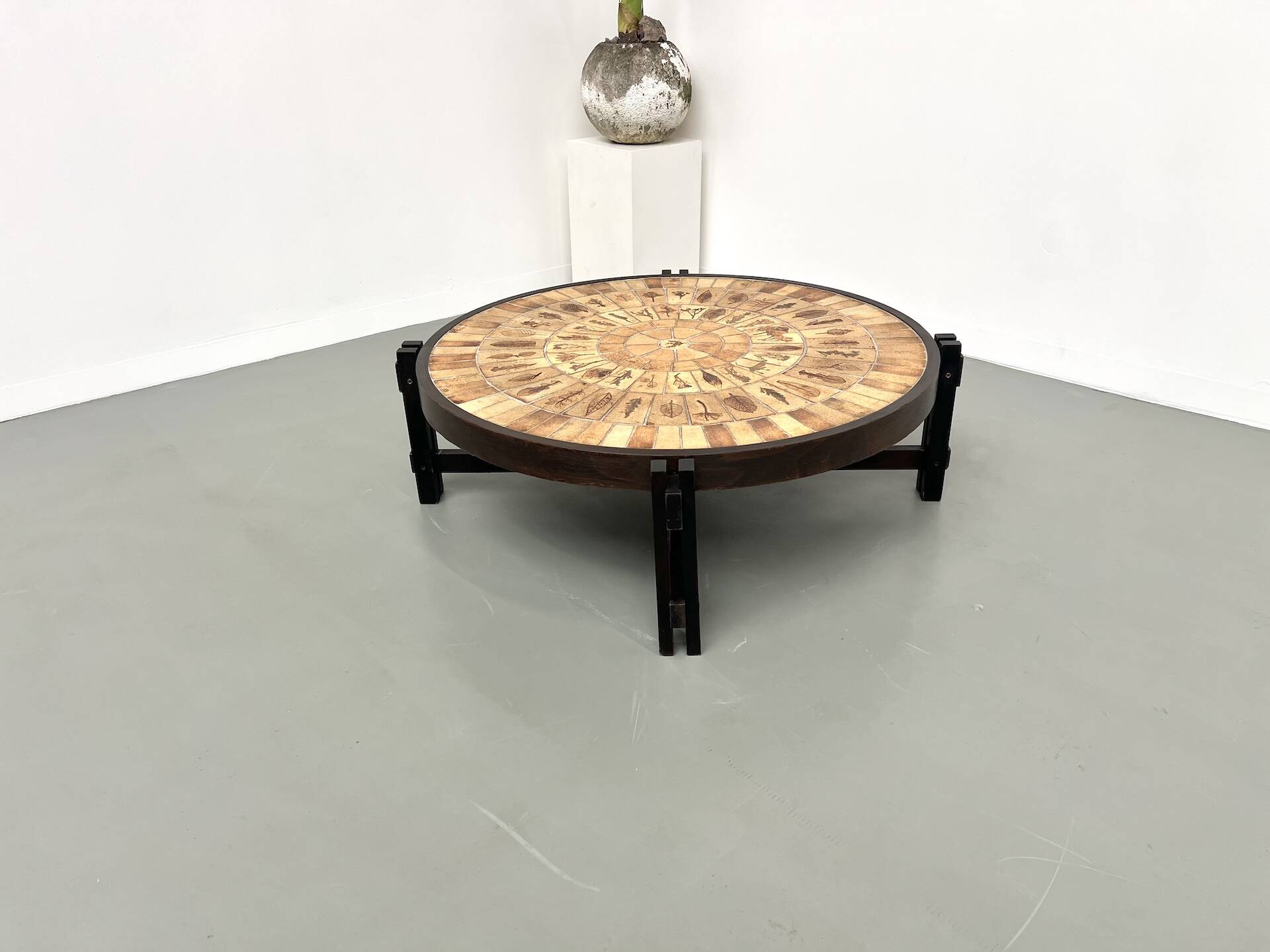 "Les Herbiers" coffee table by Roger Capron