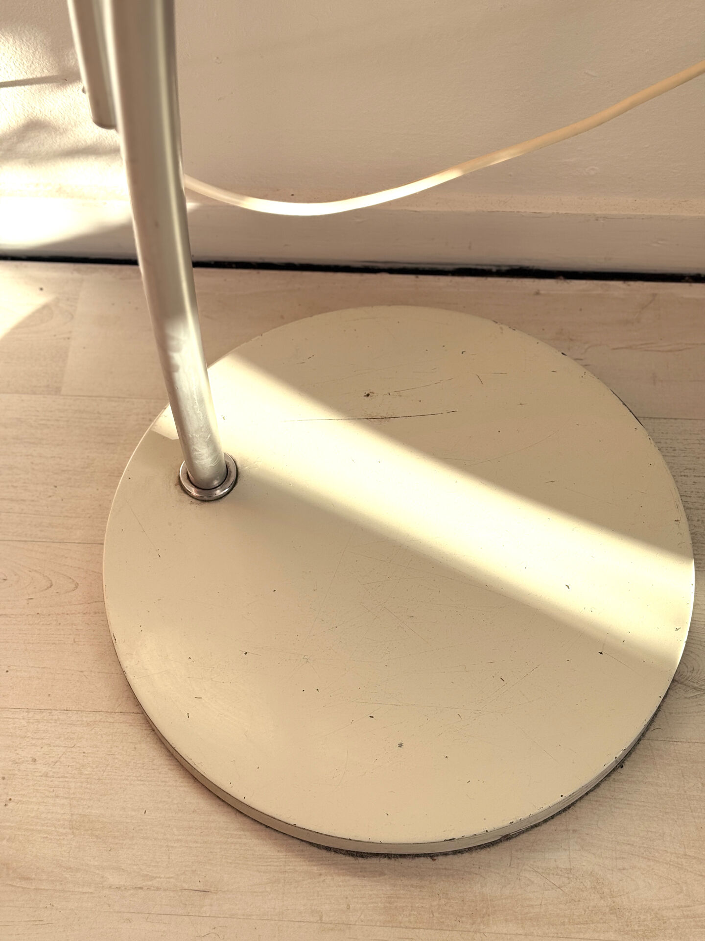 Vintage booglamp jaren 70 Hustadt Leuchten