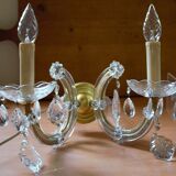 Old set of 2 Marie Thérése lamps with tassels