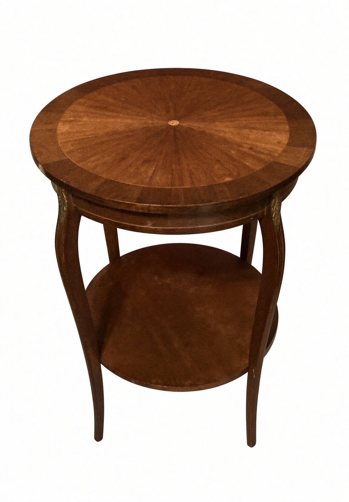Louis XV style side table; sun veneer; removable top; H71cm