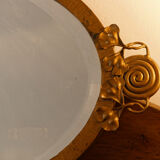 Art Nouveau beveled mirror