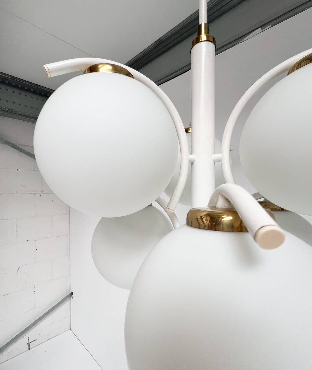 Sputnik ceiling lamp by Richard Essig, 1970s