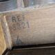 Antique footstool with rustic charm