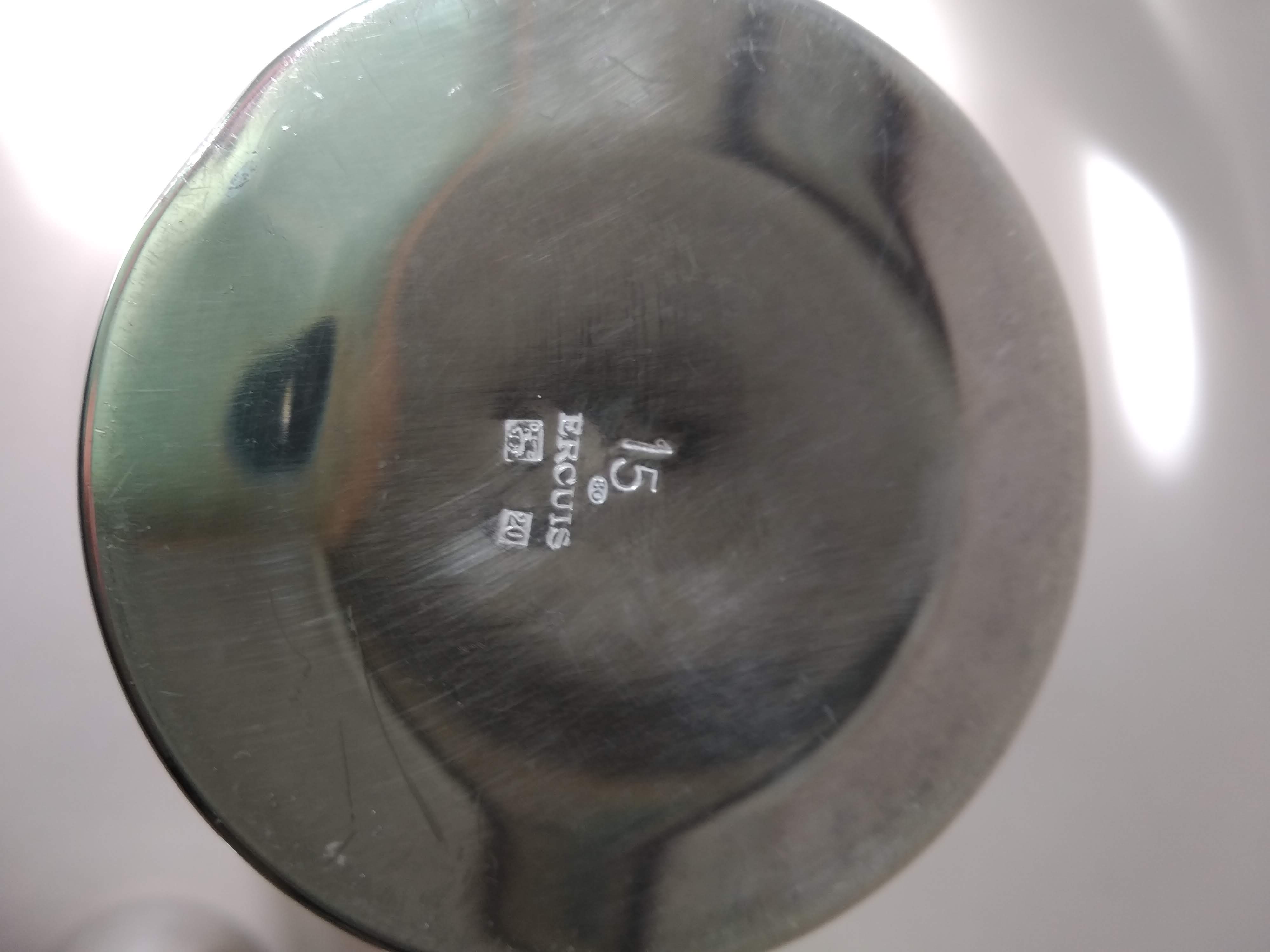 shaker silver metal vintage ercuis