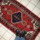 Tapis Vintage Hamadan en Laine (74cm x 140cm), Années 1970, Élégance Tradit