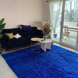 Tapis bleu majorelle _tapis bérbère tapis fait Main entièrement
