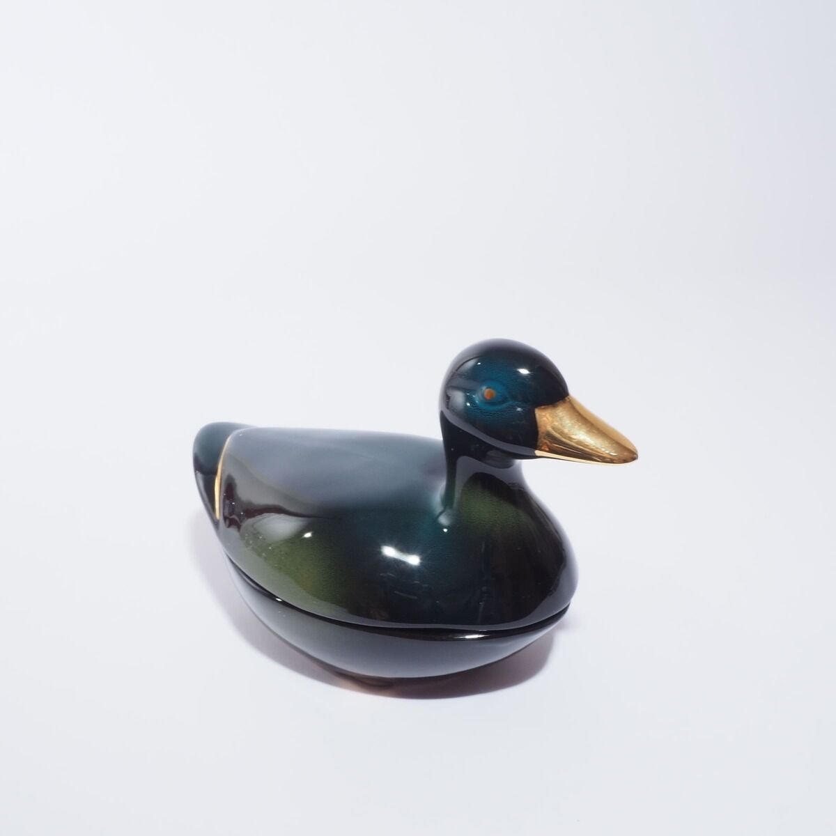 Zoomorphic terrine signed Michel Caugant 80s