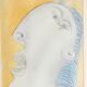 Picasso, reproduction "woman's head" preparatory drawing Guernica