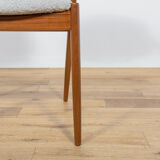 Mid Century Teak Model 42 Dining Chairs by Kai Kristiansen for Schou Andersen, 1960s, Set of 4