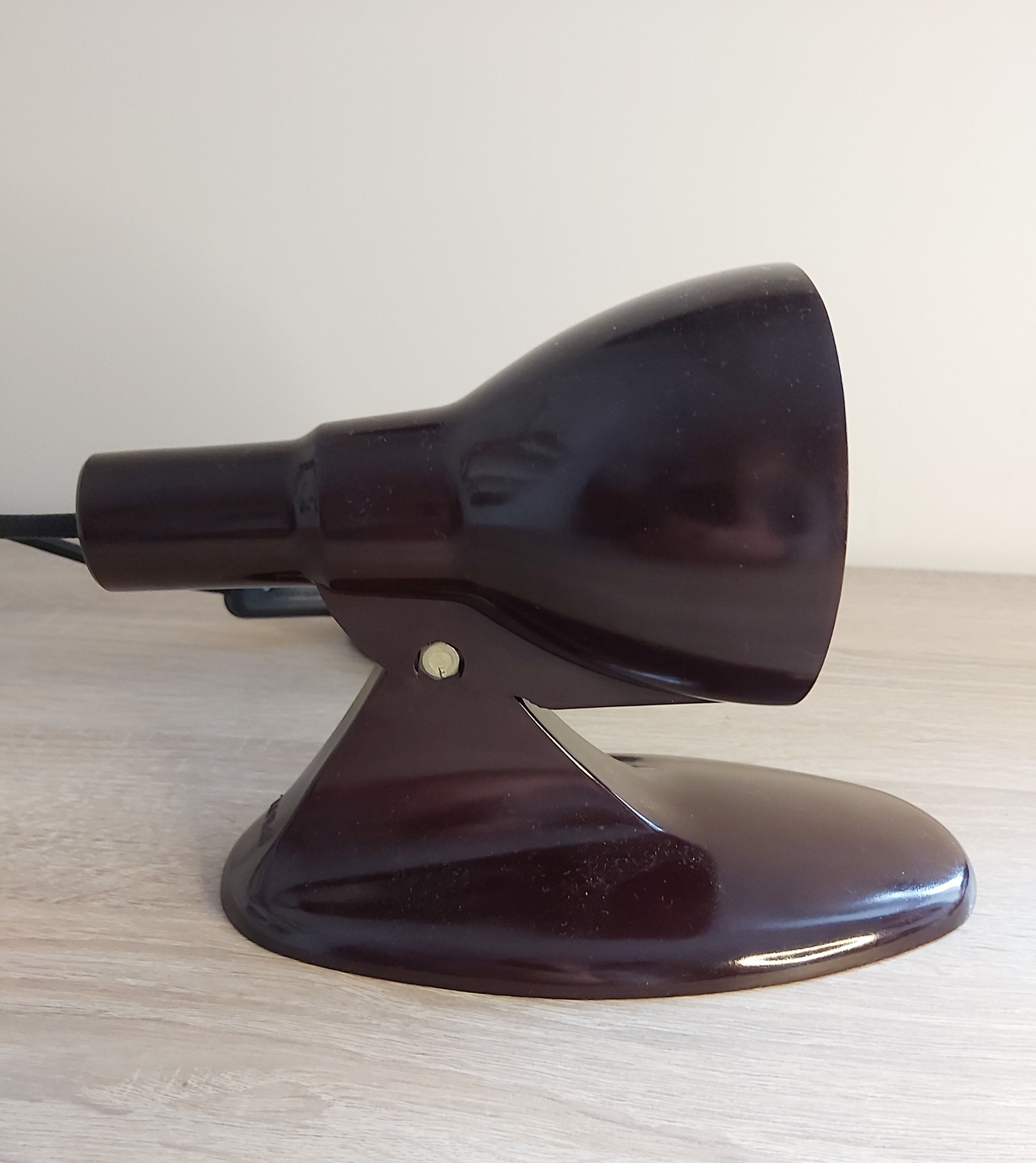 Pair of bakelite lamps 1950s