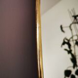 Marrakchi Mirror in Golden Brass – 45×29 cm – Moroccan Artisanal Manufacture