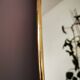 Marrakchi Mirror in Golden Brass – 45×29 cm – Moroccan Artisanal Manufacture