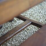 Table de ferme et ses 2 bancs, table de ferme bois ancienne, meuble de salon, campagne, chalet, déco