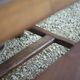 Farmhouse table and two benches, antique wooden farmhouse table, living room furniture, country style, chalet style, decor