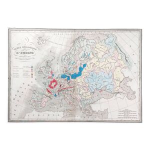 Carte ancienne carte géologique