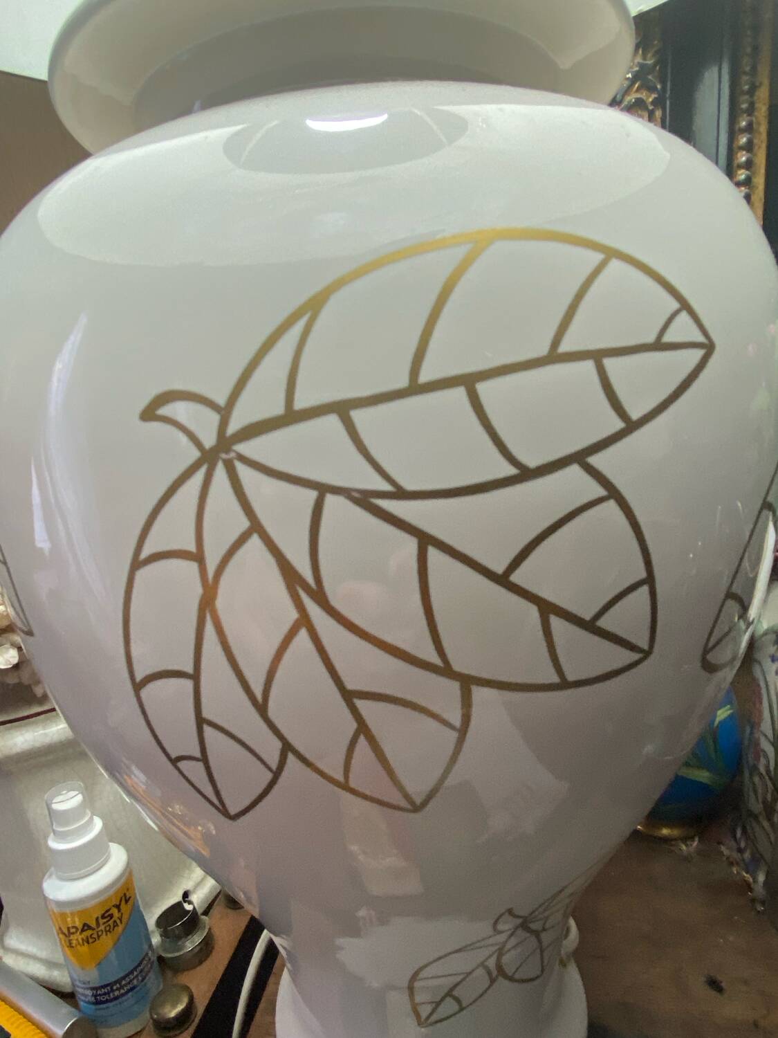 Large Geo Martel Desvres lamp base