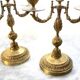 Paire de chandeliers louis XVI XIX éme siècle