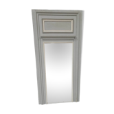 Louis XVI style trumeau in wood and patinated stucco 20th century