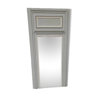 Louis XVI style trumeau in wood and patinated stucco 20th century