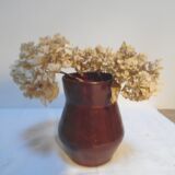 Glazed stoneware vase