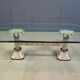 Vintage cast iron flower coffee table, 1960s