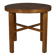 Table d'appoint en placage de chêne, années 1930, rénovée à la main, Art déco polonais