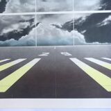 Set of 4 original lithographs by Peter Klasen, 1978. The air.