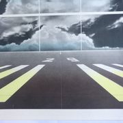 Set of 4 original lithographs by Peter Klasen, 1978. The air.