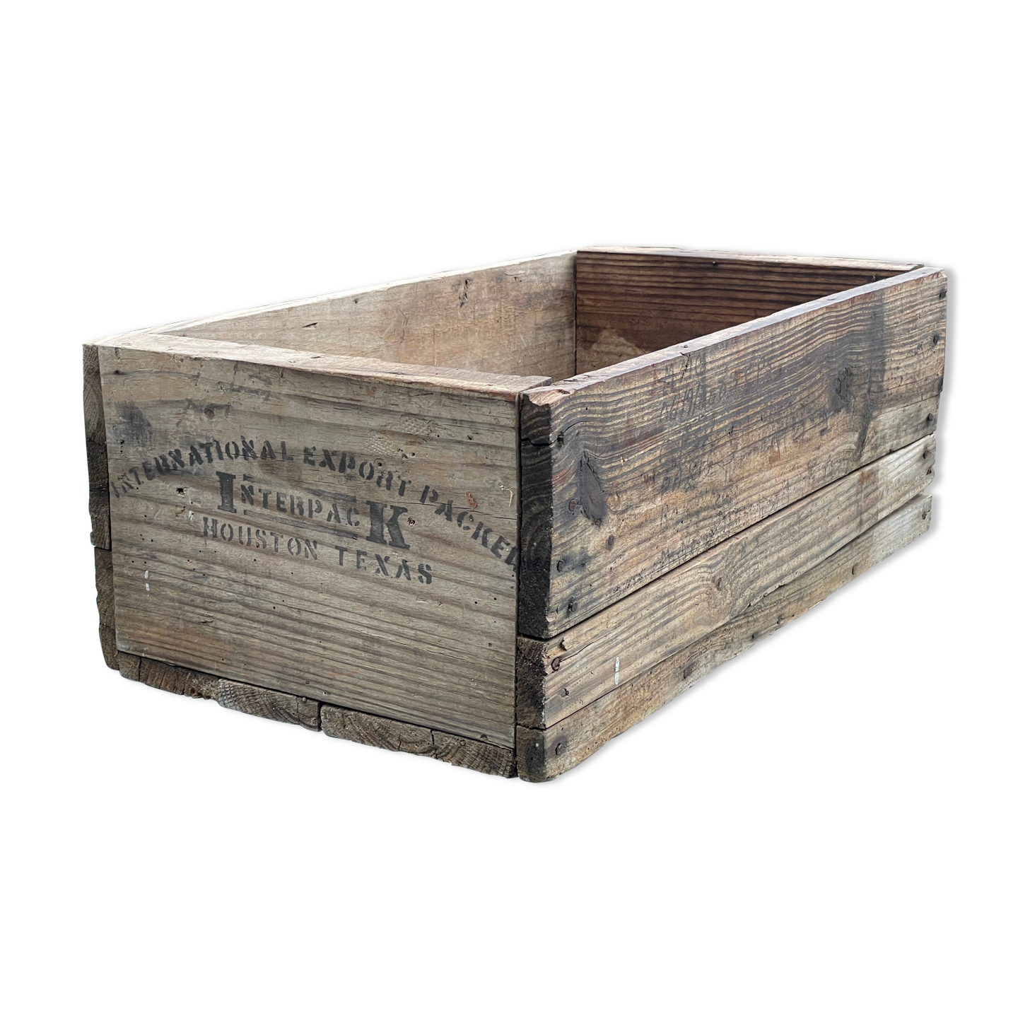 Old wooden box
