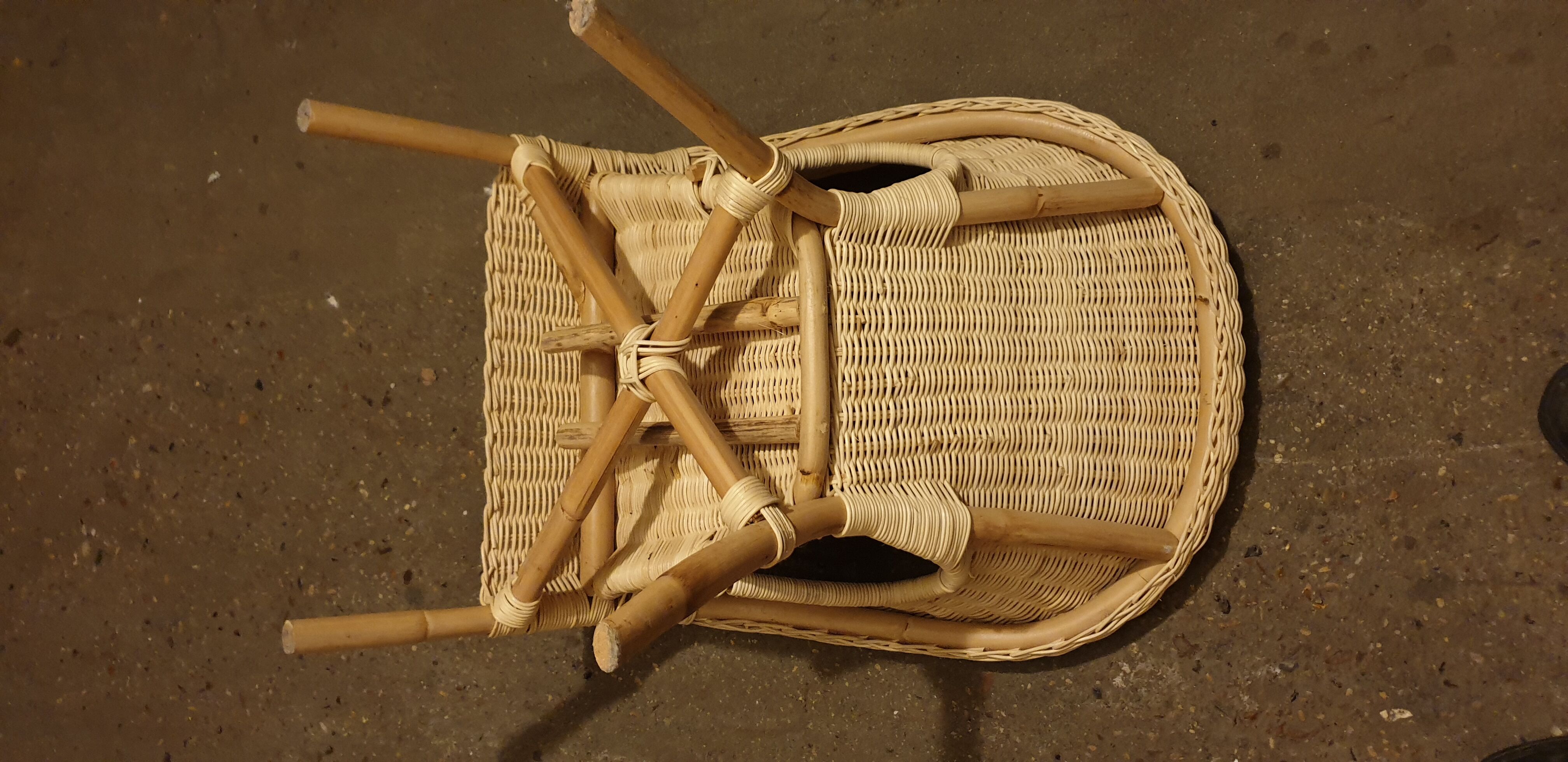 Rattan armchair