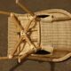 Rattan armchair