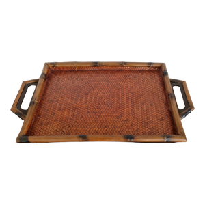 Plateau colonnial bambou