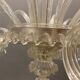 Venetian murano glass chandelier, 1960s