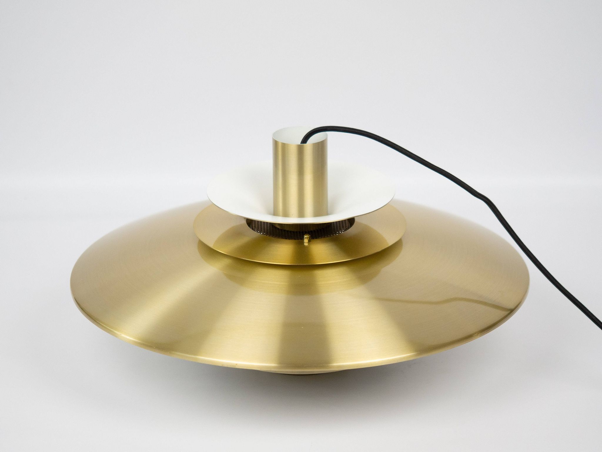 Vintage suspended lamp Verona Danish by Kurt Wiborg, Jeka, 1980s