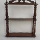 Napoleon III mahogany wall shelf