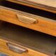 Vintage Midcentury Afromosia Desk From A. Younger Of Great Britain. Deliver